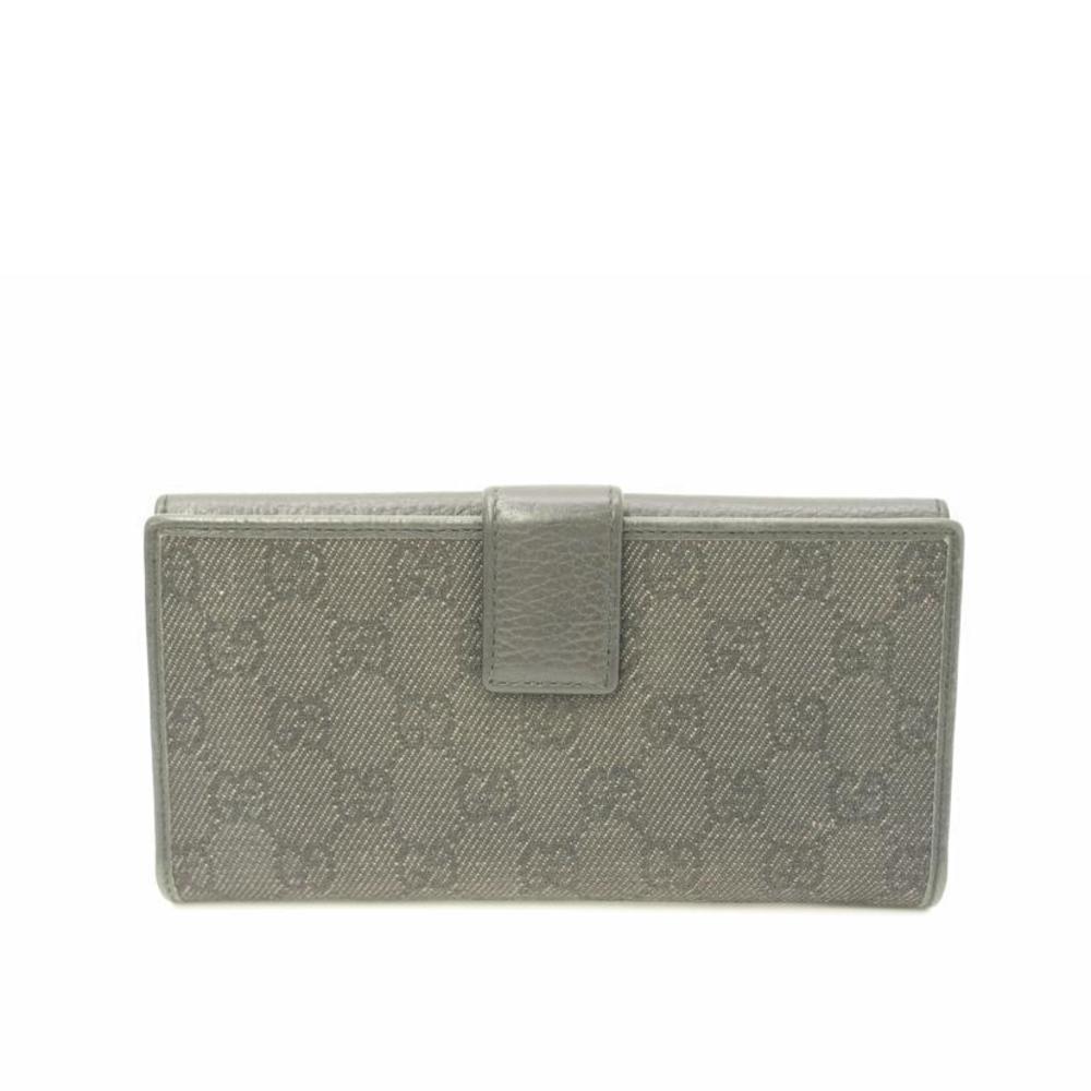 Gucci Interlocking G W Hook Long Wallet Black - image 2